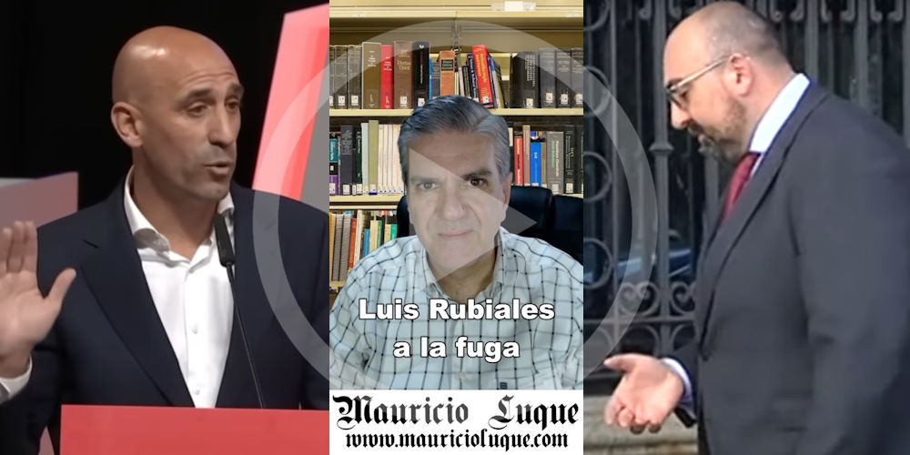 Luis Rubiales a la fuga