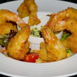 Gambas rebozadas con panko