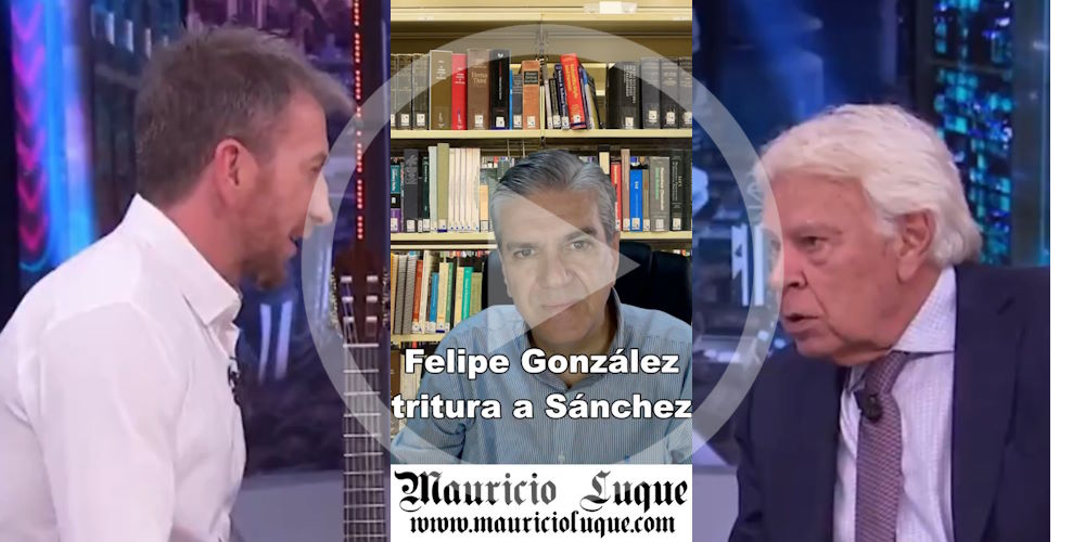 Felipe González tritura a Sánchez