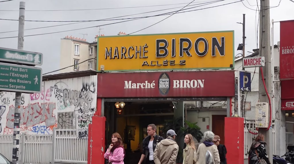 París - El Mercado de las Pulgas - Entrada del Marché Biron