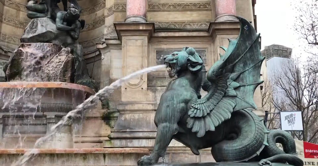 Paris - Fontaine Saint-Michel