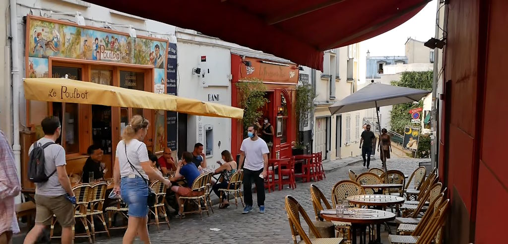 Paris - Montmartre - Cafés y restaurantes para turistas