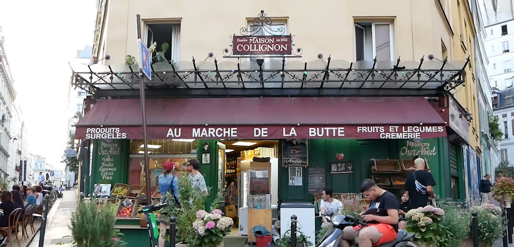 Paris - Montmartre - Marché de la Butte de la película Amelie