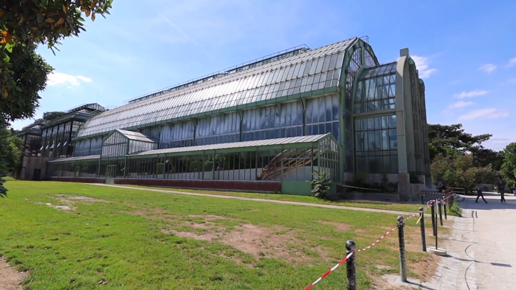 París - Museo Nacional de Historia Natural - invernadero en el Jardin des Plantes