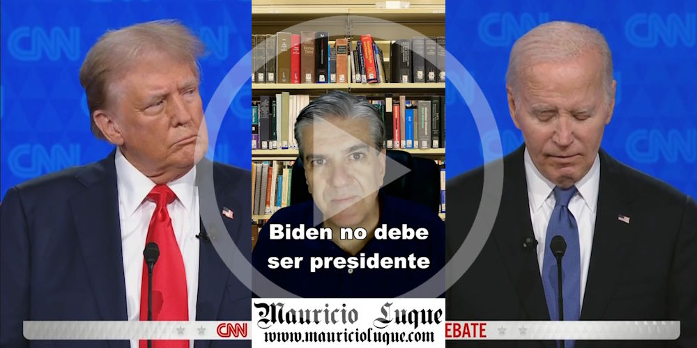 Biden no debe ser presidente