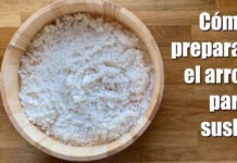 Cómo preparar el arroz para sushi