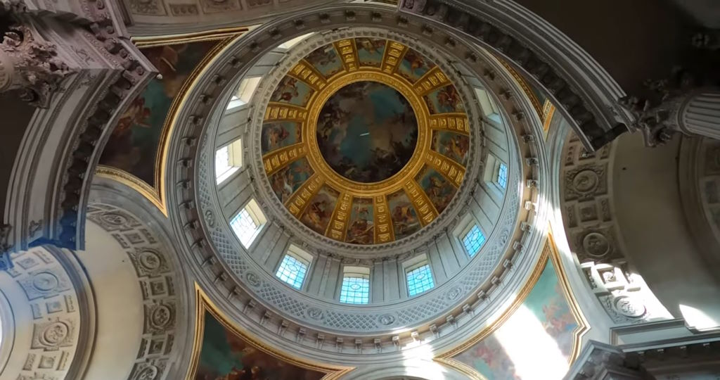 Cúpula del domo de Los Inválidos