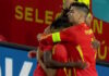 Jugadores de la Selección celebran un gol en el amistoso España - Irlanda del Norte de preparación para la Eurocopa 2024