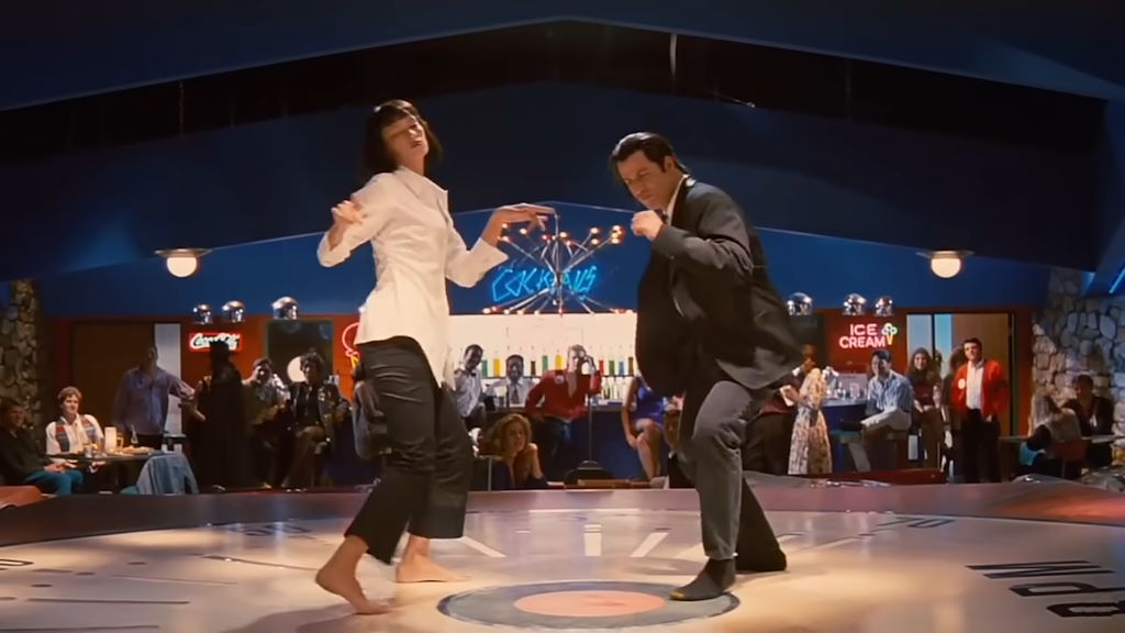 Escena del baile de Pulp Fiction en 1994