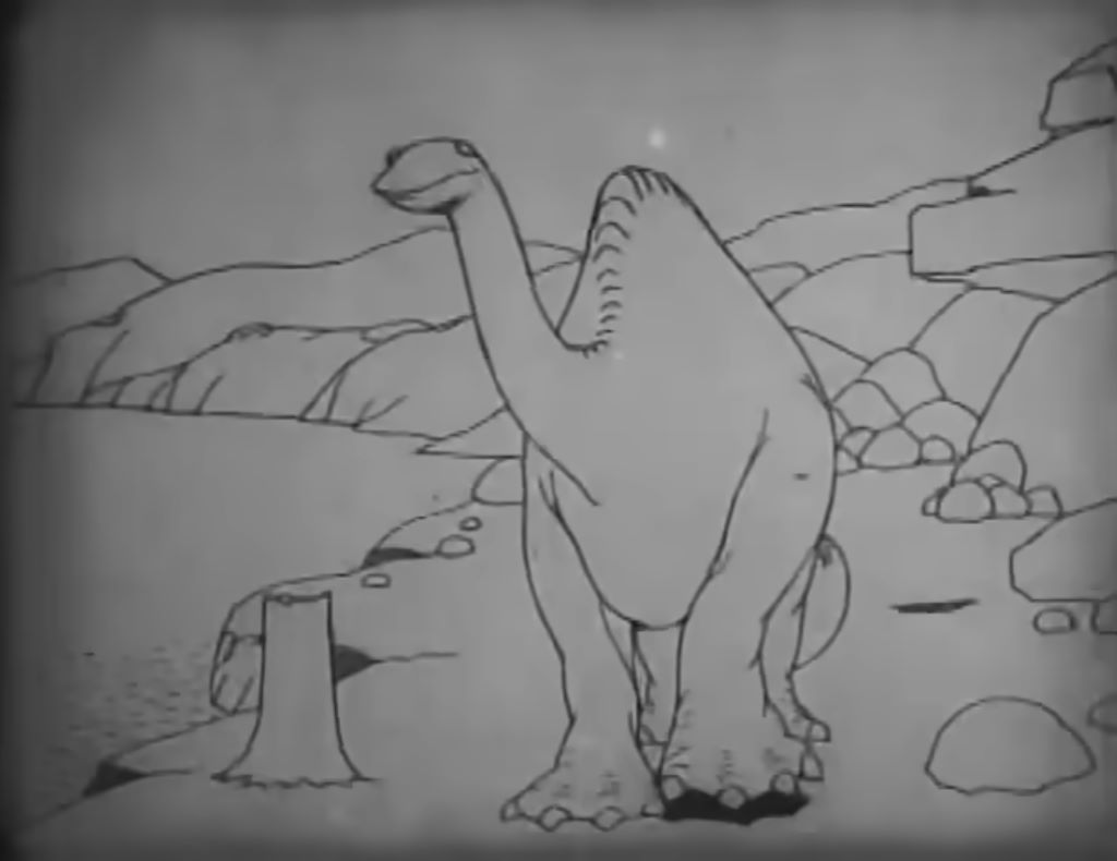 Gertie the Dinosaur de 1914 es la primera película de animación de la historia