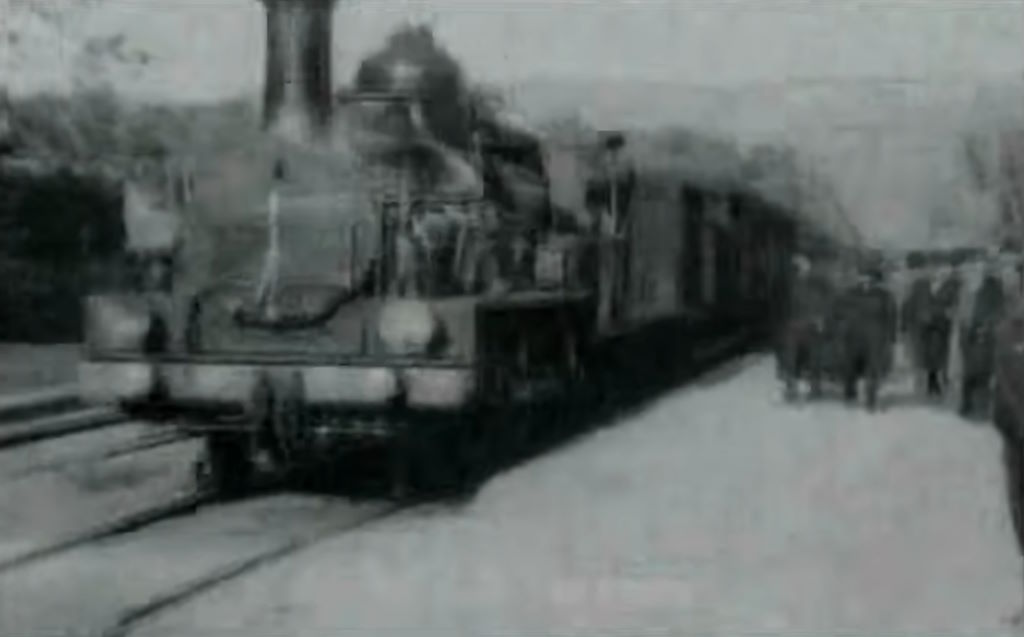 La llegada del tren de los Hermanos Lumiere de 1895