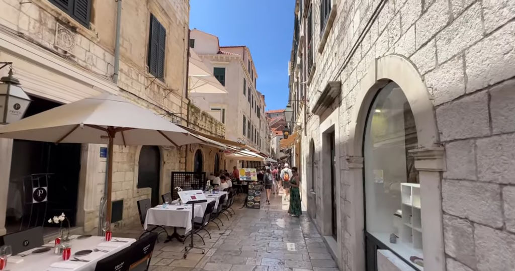 Restaurantes en el casco antiguo de Dubrovnik