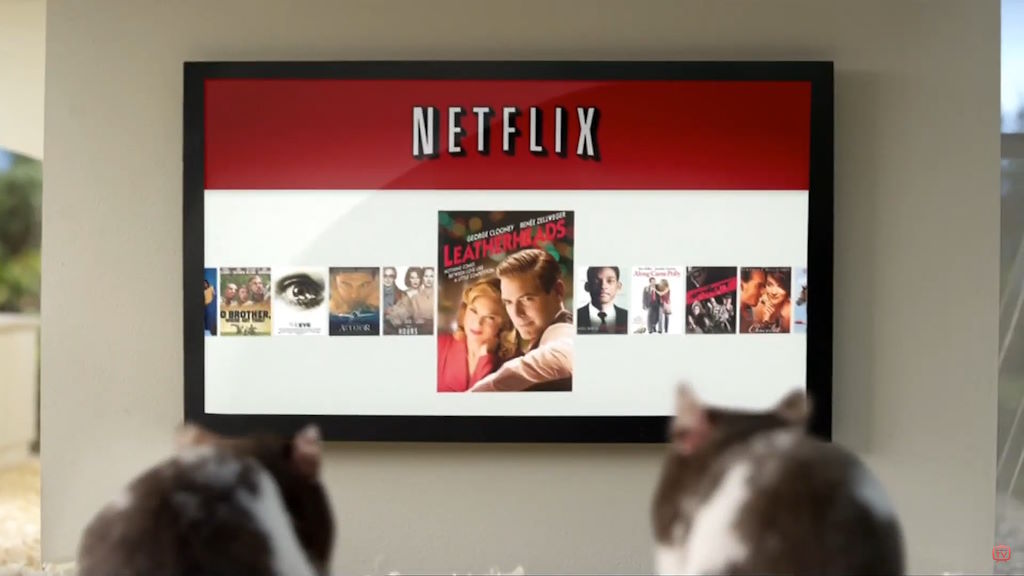 Anuncio de Netflix en el Reino Unido