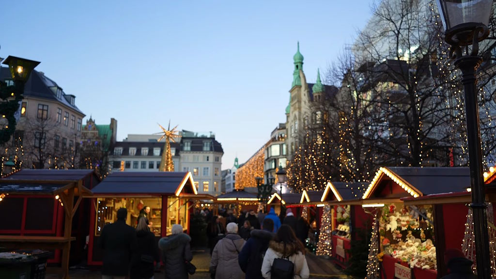 Mercado navideño en Copenhague