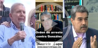 Orden de arresto contra González