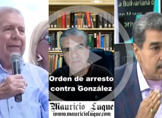 Orden de arresto contra González