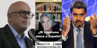 El chavismo ataca a España