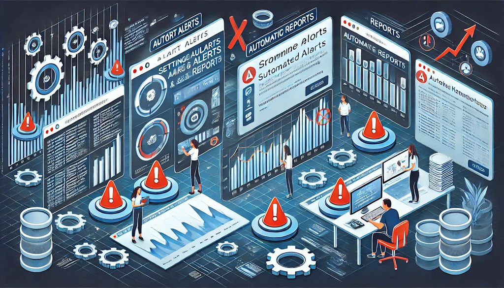 Configuración de alertas e informes automáticos