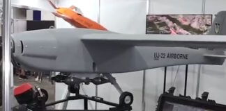 Dron ucraniano UJ-22 que replica una pequeña avioneta y que es capaz de llevar 20 kg de carga explosiva a 800 km de distancia