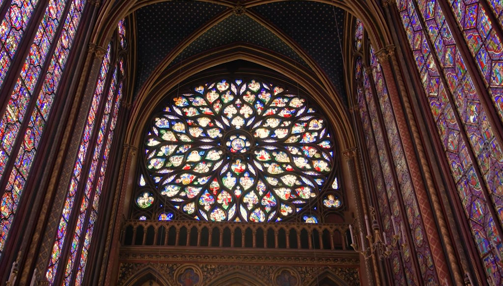 Paris - La Sainte Chapelle - Rosetón