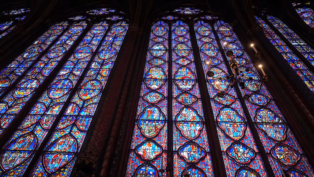 Paris - La Sainte Chapelle - Vidrieras