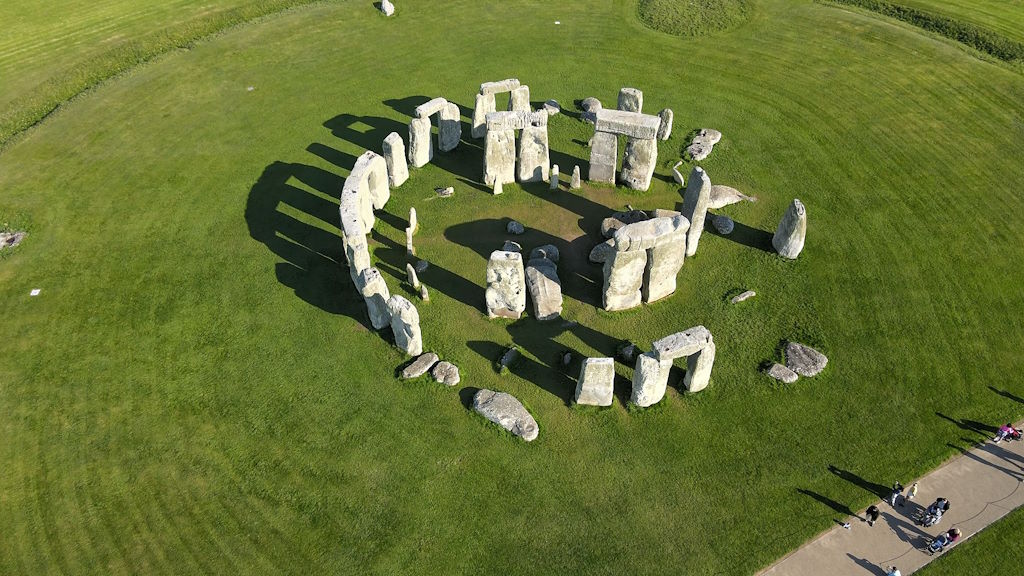 Stonehenge en la actualidad a vista de drone