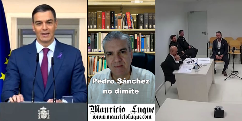 Pedro Sánchez no dimite