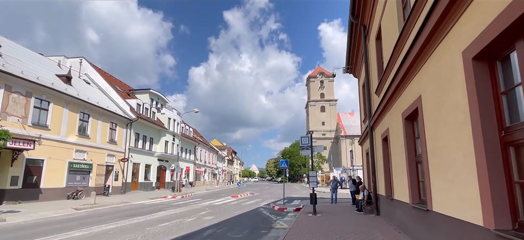 Calles del centro de Pezinok