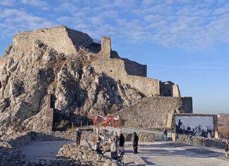 Las ruinas del Castillo de Devín son realmente imponentes