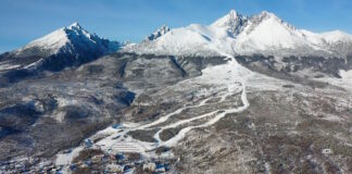 Ski Resort Tatranská Lomnica en los Altos Tatras