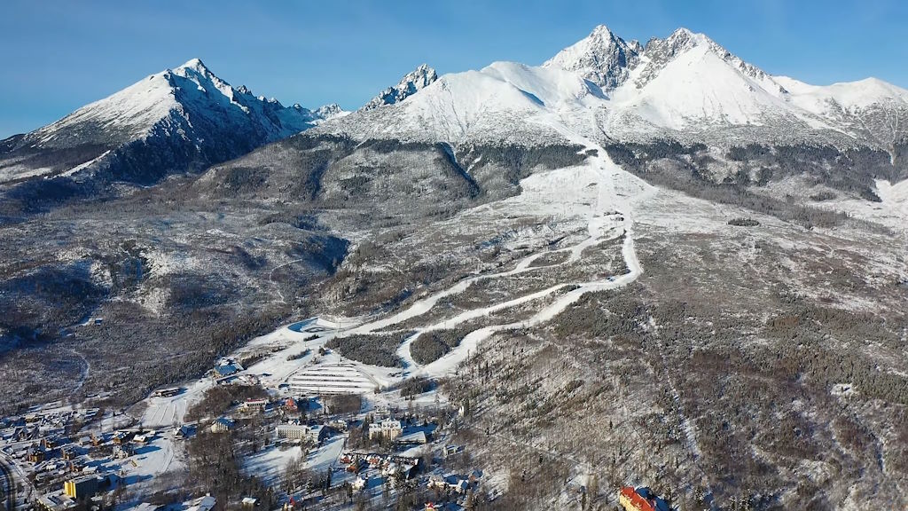 Ski Resort Tatranská Lomnica en los Altos Tatras