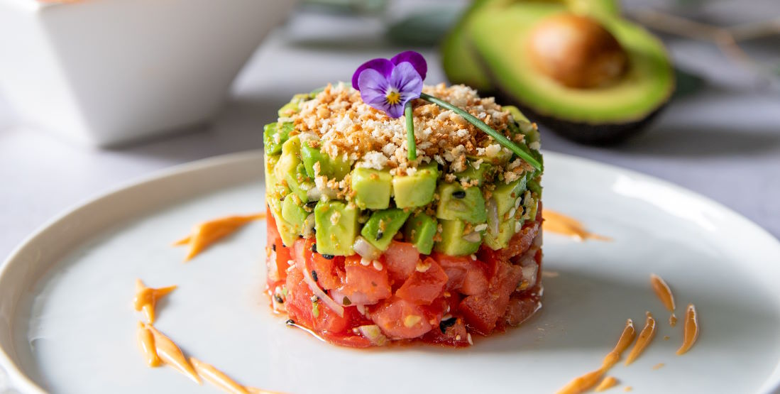 Tartar de tomate y aguacate