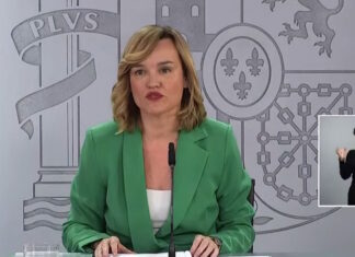 Pilar Alegría mintiendo