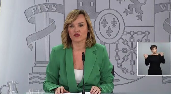 Pilar Alegría mintiendo