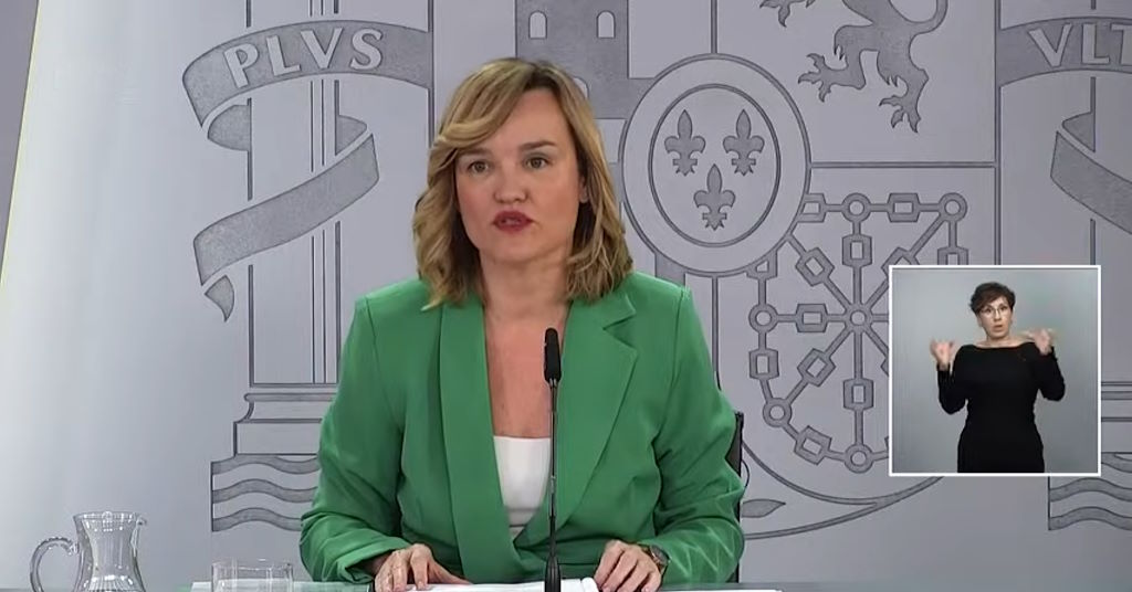 Pilar Alegría mintiendo